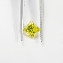 1.05 Carat Princess Yellow VS2 Enhanced Loose Diamond Real Natural