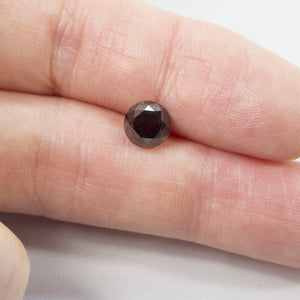 1.76 Carat Round Black Enhanced Loose Diamond Earth Mined