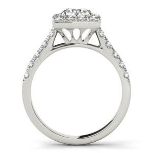 1.65 Ct Natural Diamond Round Shape Halo Ring D I1 Earth Mined Enhanced 14K