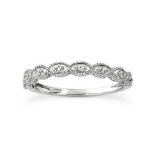 0.71 TDW D SI1 Vintage Style Bridal Engagement Wedding Ring Set 14K White Gold