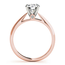 1.45 Carat Earth Mined Diamond Round Shape G SI1 Enhanced Available in White, Yellow or Rose Gold Custom Made Solitaire Ring