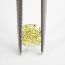 0.71 Carat Cushion Cut Natural Yellow SI2 Loose Diamond GIA CERTIFIED