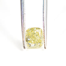 0.71 Carat Cushion Cut Natural Yellow SI2 Loose Diamond GIA CERTIFIED