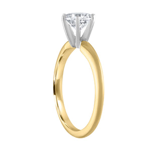 1.12 Carat SI1 F Diamond Round Shape  Enhanced Available in White, Yellow or Rose Gold 6 Prong Excellent Diamond Engagment Love Gift